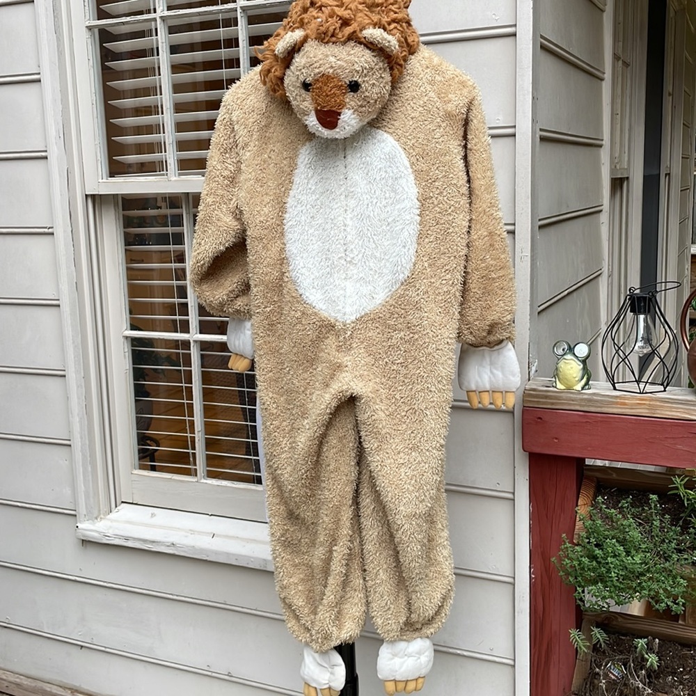 🦁 KIDS Animal / Lion Fleece Costume Size Large